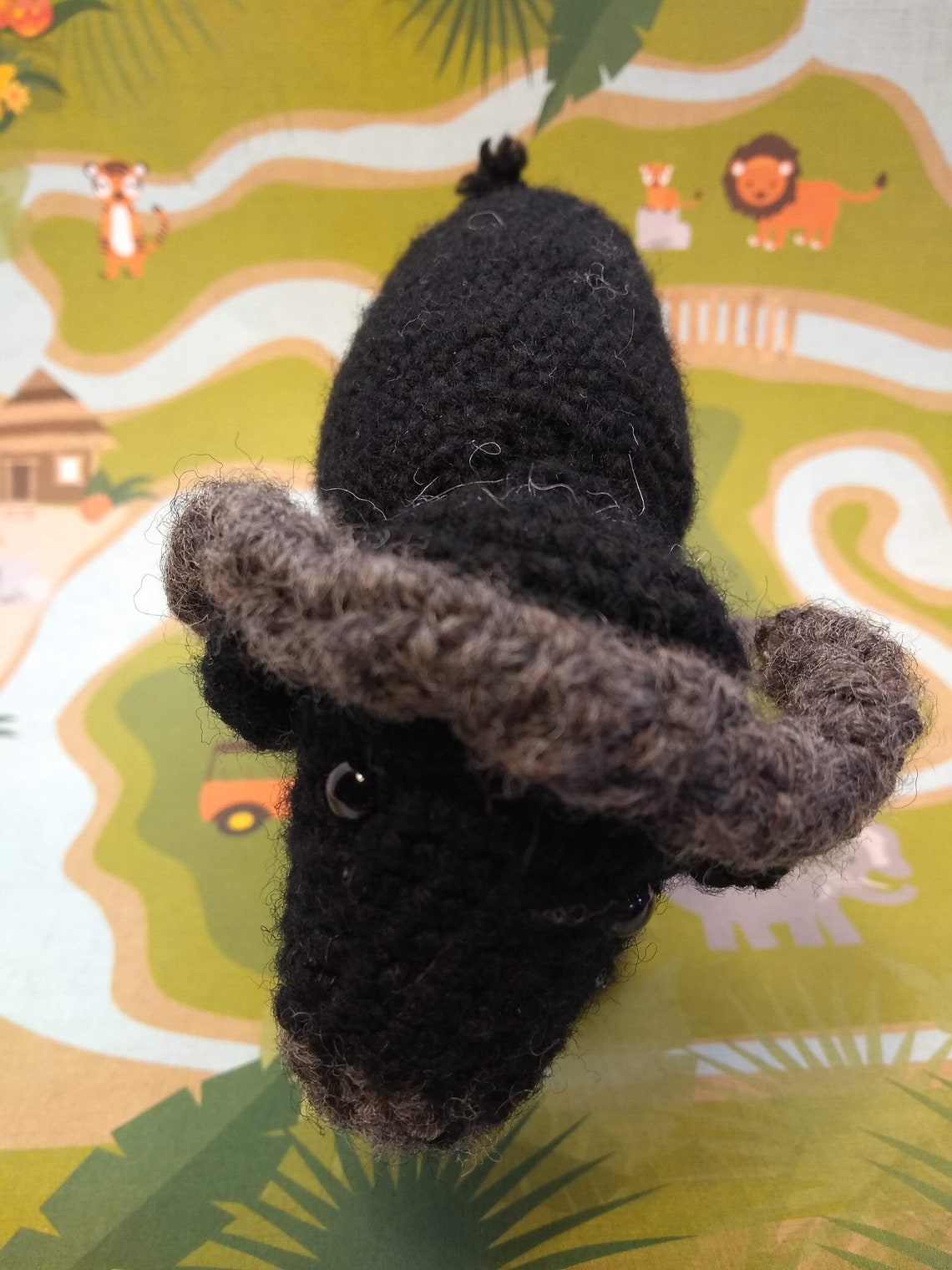 Plush Water Buffalo Safari Nursery Decor Stuffed Water Etsy