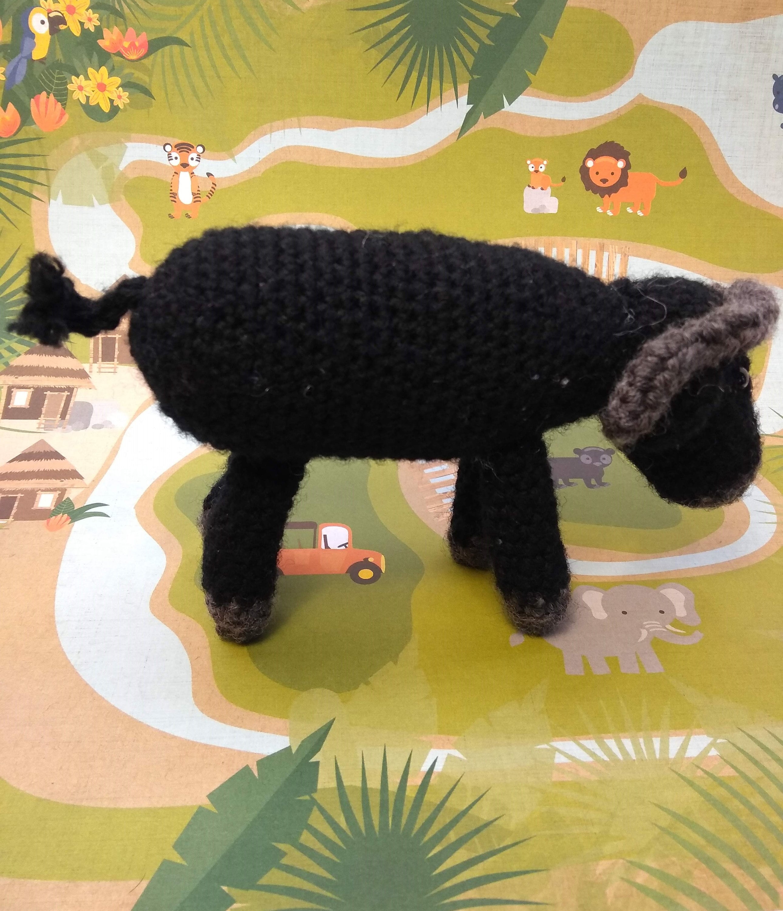 Plush Water Buffalo Safari Nursery Decor Stuffed Water Etsy