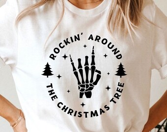 Rockin&#39; around the Christmas Tree Svg,Winter SVG,Christmas svg,Merry Christmas Svg,cut files ,Digital Download