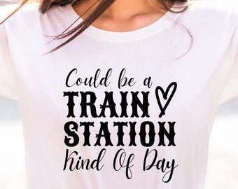 Poderia ser uma estação de trem meio dia svg,Estação de trem,arquivos cortados,Download digital