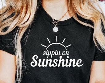 Sippin on Sunshine SVG,Sunshine and ocean,Summer svg,Sunshine SVG,cut files,Digital Download