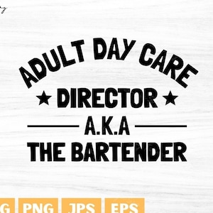 A.K.A. The Bartender SVG, A.K.A. The Bartender SVG, Cut Files, digitaler Download