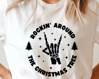 Rockin&#39; around the Christmas Tree Svg,Winter SVG,Christmas svg,cut files ,Digital Download