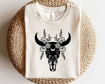 Cow Skull SVG,boho svg,western svg,Country SVG,cut files,Digital Download