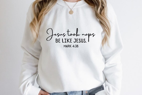 Jesus Took Naps SVG: Christian Religious Cut File (Digital Download)