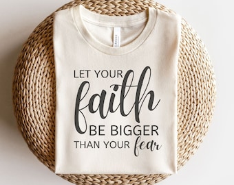 Faith Over Fear SVG: Christian Bible Verse Cut Files (Digital Download)