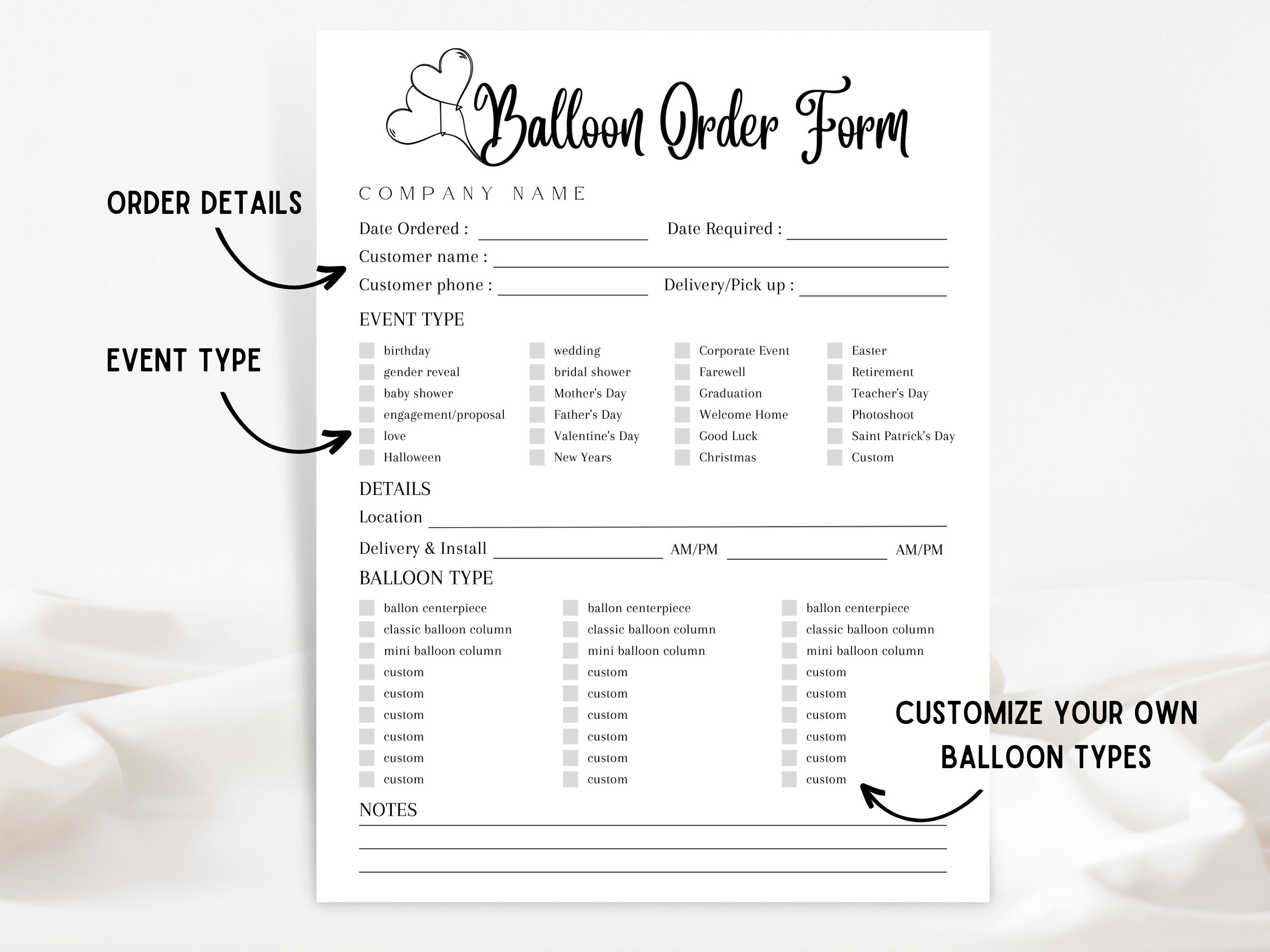 Order balloons on sale