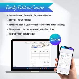 Editable wedding planner Canva templates designed for easy customization on desktop or phone. Includes wedding planning forms, invoices, contracts, onboarding documents, and business templates that wedding planners can personalize with branding, colors, text, and logo.