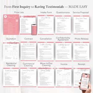 Canva template pack for cleaning companies with cohesive branding, seasonal materials, and client onboarding tools Canva template pack for cleaning companies with cohesive branding, seasonal materials, and client onboarding tools