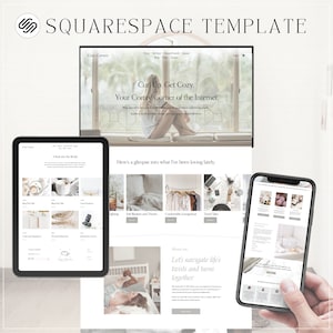 Coaching website template designed for life coaches and wellness professionals, utilizing Squarespace Template Coach. This template offers a sleek and modern design for creating a standout coach website