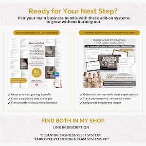 CLEANING SERVICE BUNDLE, Cleaning Service Agreement, Cleaning Service Intake Form, Cleaning Company Business Cards, Cleaning Business Bundle image 11