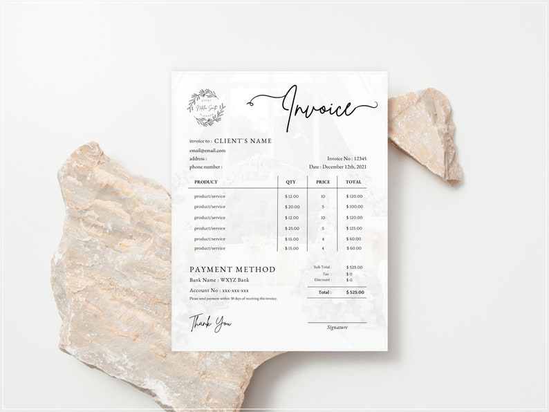 EVENT DECORATOR CONTRACT Template Event Décor Contract Etsy