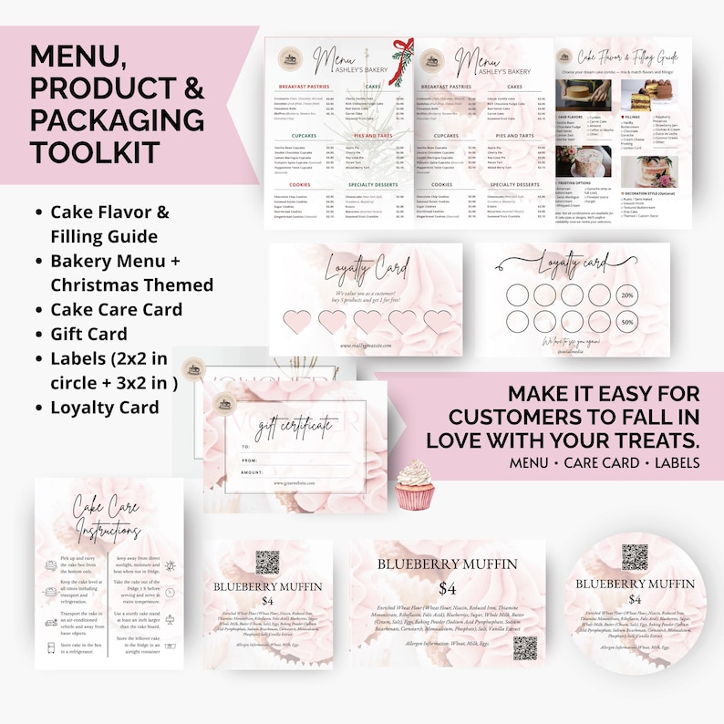 Bakery production checklist, ingredient conversion chart, baking schedule, monthly bakery planner, and equipment maintenance log. Ideal printables for keeping daily bakery tasks organized and consistent