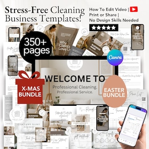 CLEANING SERVICE BUNDLE, Cleaning Service Agreement, Cleaning Service Intake Form, Cleaning Company Business Cards, Cleaning Business Bundle