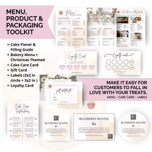 COTTAGE BAKERY BRANDING Kit – Editable Canva Templates for Home Bakers ...