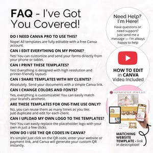Editable daycare marketing bundle with business cards, Instagram posts, flyers, and logo templates.