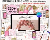 BALLOON BUSINESS BUNDLE, Balloon Order Form, Balloon Artist Contract Template, Balloon Business Cards, Balloon Garland Price Sheet Canva
