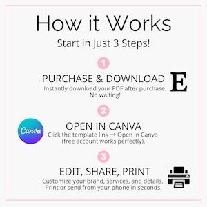 BAKERY BUSINESS FORMS – Editable Canva Templates for Cake Order Forms, Pricing Sheets, Invoices, and Bakery Business Documents image 9