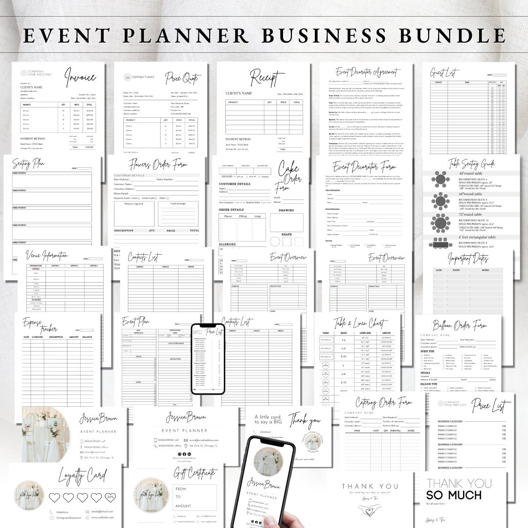 event-planner-business-bundle-event-planner-template-bundle-event