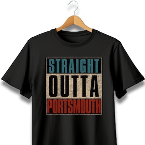 Straight outta Portsmouth, Straight outta shirt, Portsmouth Virginia, Portsmouth VA, Portsmouth shirt, Portsmouth city, Hometown shirt
