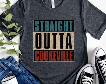 Straight Outta Cookeville T-shirt, Tennessee City Pride Tee