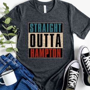 Straight outta Hampton, Straight outta shirt, Hampton Virginia, Hampton VA, Hampton shirt, Hampton gifts, Hampton city