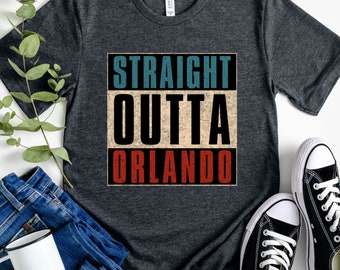 Straight Outta Orlando T-Shirt, Hometown Tee