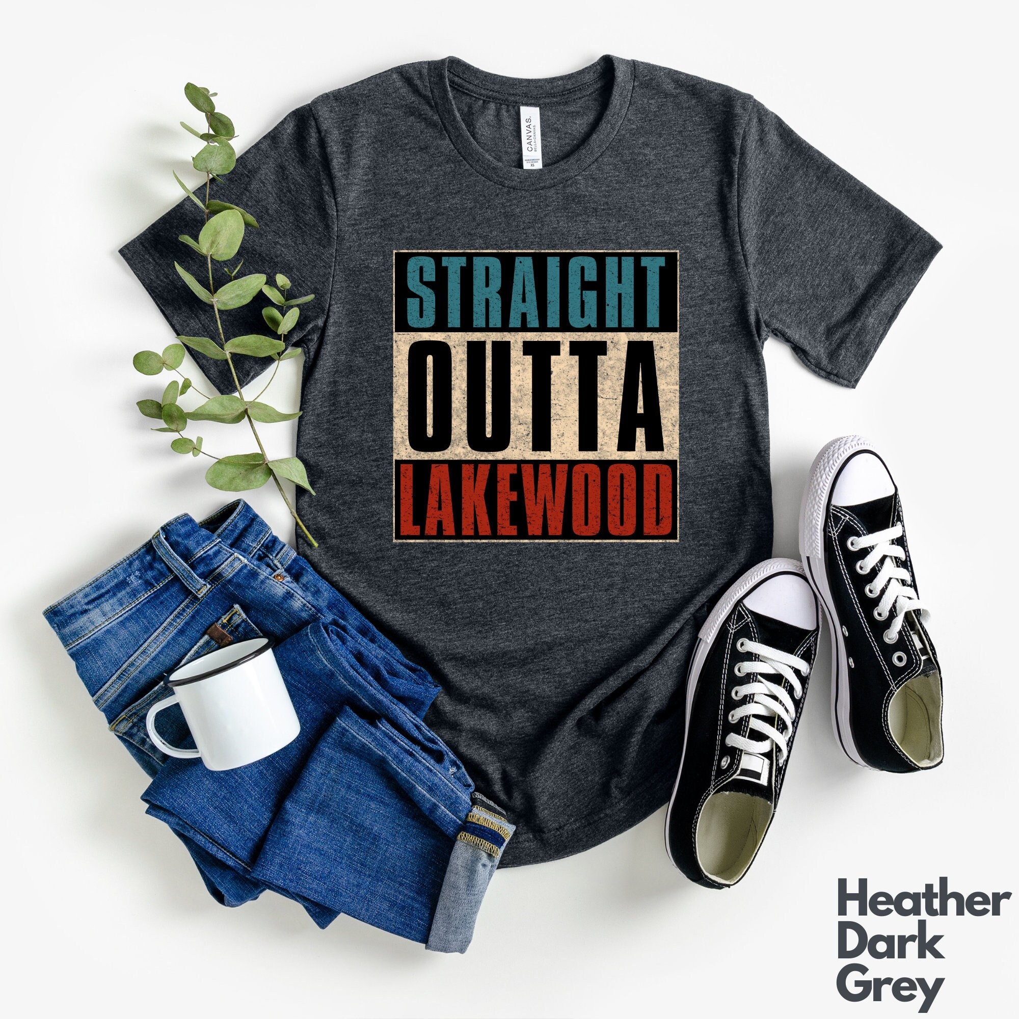 Straight Outta Lakewood T-Shirt, Lakewood Colorado Shirt