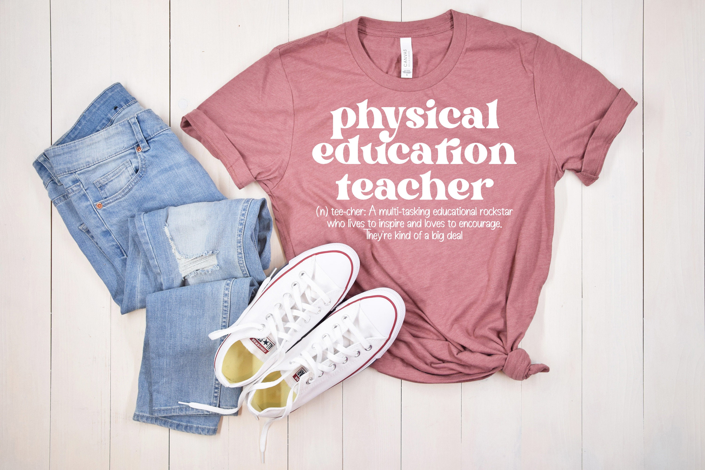 Pe Teacher Shirt Physical Education Teacher Gift Pe | Etsy