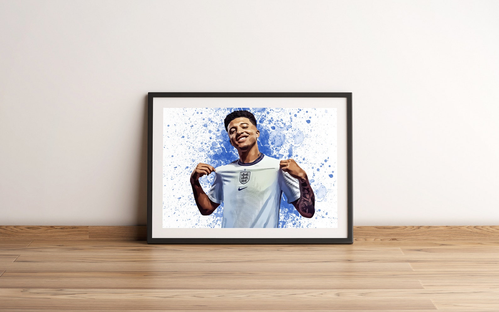 Jadon Sancho Farbe Splatter Posterdruck | Etsy