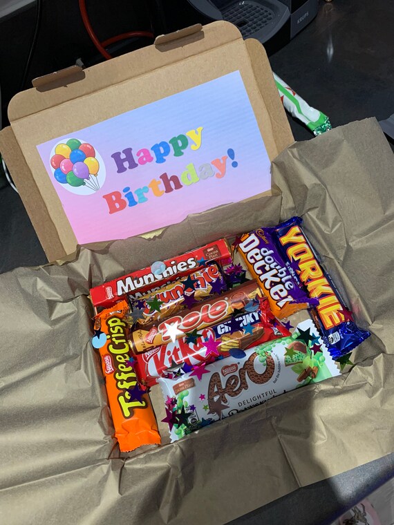 Birthday Chocolate Box Etsy