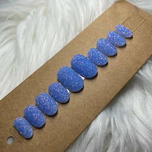 Periwinkle Press on Nails