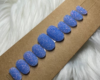 Periwinkle Press on Nails