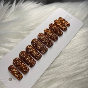 Copper Press on Nails
