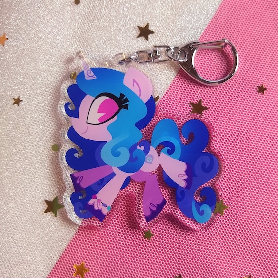 MLP Izzy Moonbow Acrylic Charm Keychain