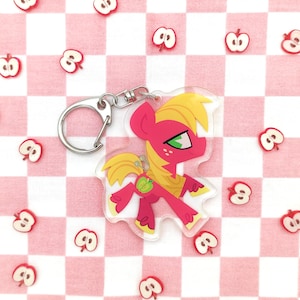 Big Mac Acrylic Charm Keychain