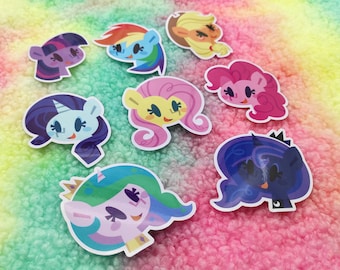 Vinyl Pony Stickers - set of 8