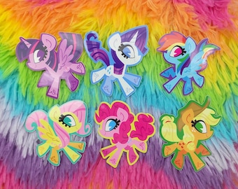 Vinyl Pony Stickers - set of 6