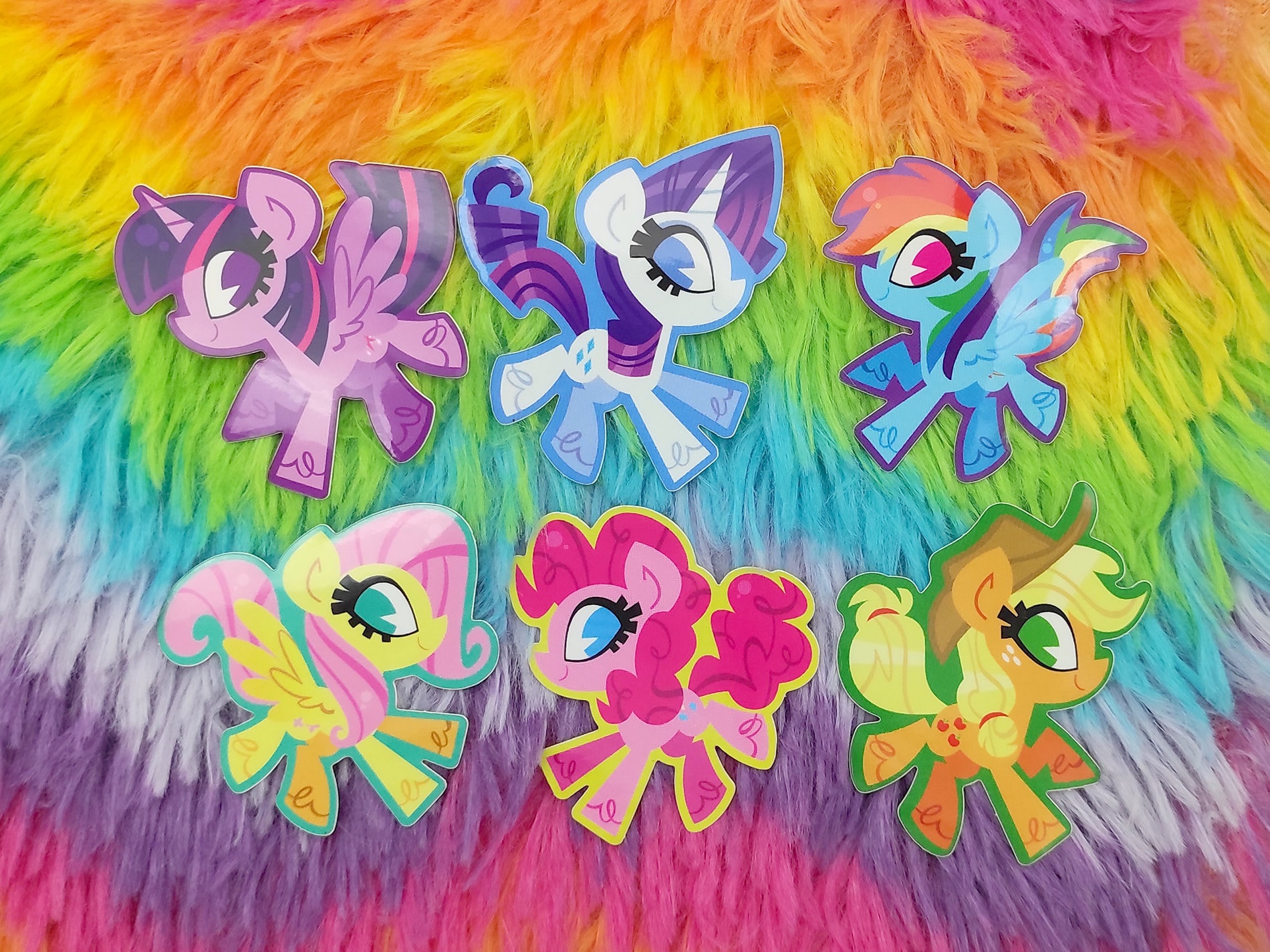 Vinyl Pony Stickers - set of 6