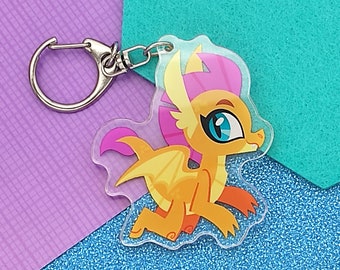 Smolder Acrylic Charm Keychain