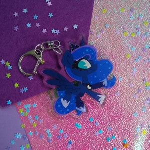 Princess Luna Acrylic Charm Keychain