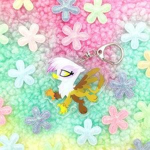 Gilda the Griffon Acrylic Charm Keychain