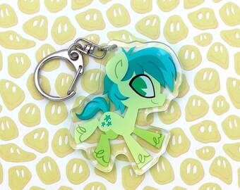 Sandbar Acrylic Charm Keychain