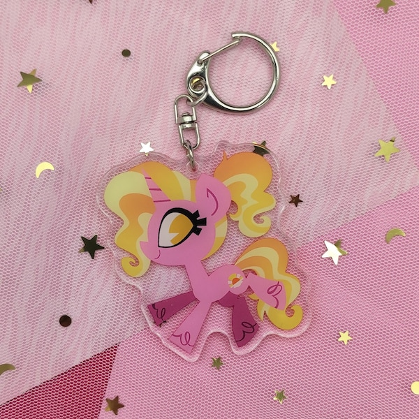 Luster Dawn Acrylic Charm Keychain