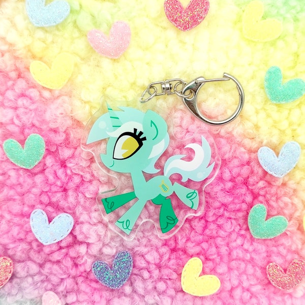 Lyra Heartstrings Acrylic Charm Keychain