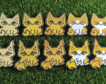 Orange Cats Hard Enamel Pins