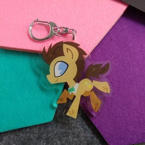 Dr Whooves Acrylic Charm Keychain