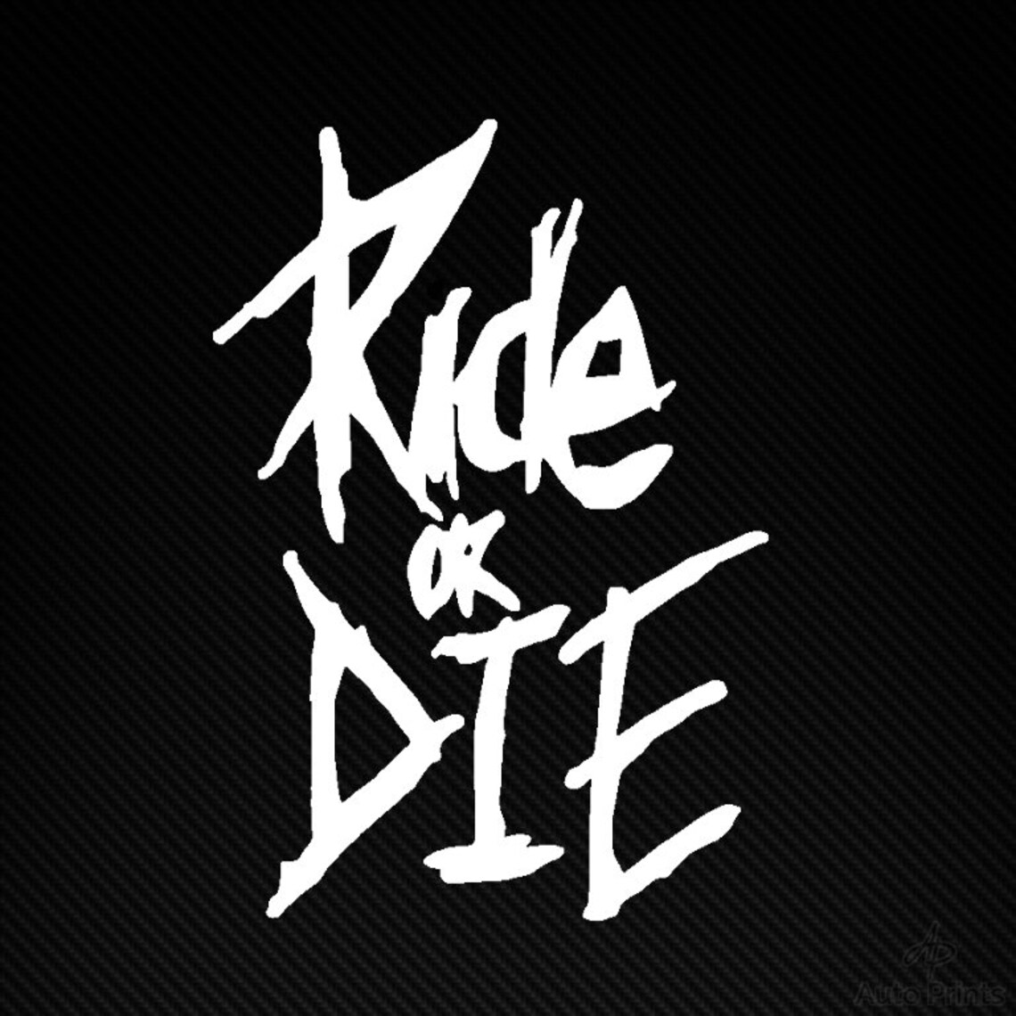 thumbnail interactive-video image 1 of Ride Or Die Decal Sticker - JDM Style, Tuning, Racing - For Car, Truck, Boat 1 of 4