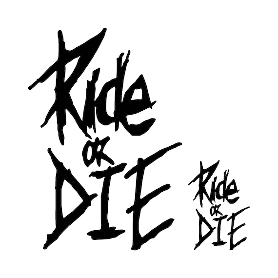 Ride or Die MTB Downhill Enduro Sticker Decal BMX Motocross