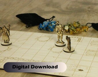 File in formato SVG D e D taverna, taverna da utilizzare con file D e D, RPG Tavern Svg, file digitale da tavolo di dimensioni D&D